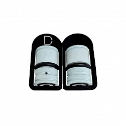 Комплект клапанов для Invikta и Kompact, PVDF-T/Ceramic, уплотнения FPM